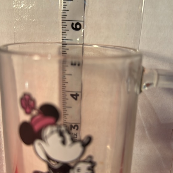 Disney Mugs MICKEY And MINNIE MOUSE GLASS ROOT BEER MUG Set Of 2  5.5” - Picture 3 of 9